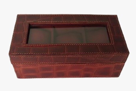 Croco Leather Watch Box